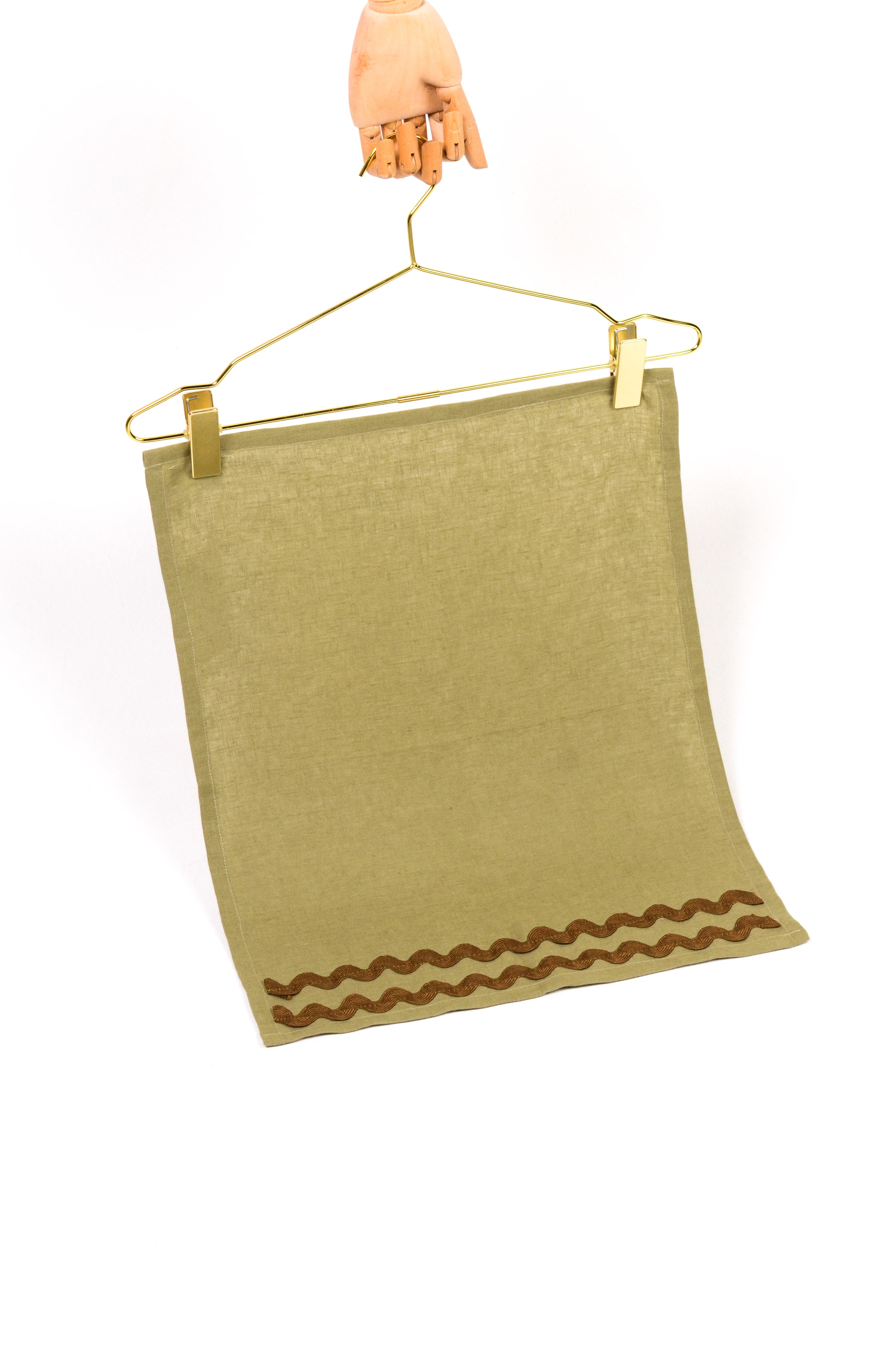 Jogo Americano Linho Sianinha Verde Oliva