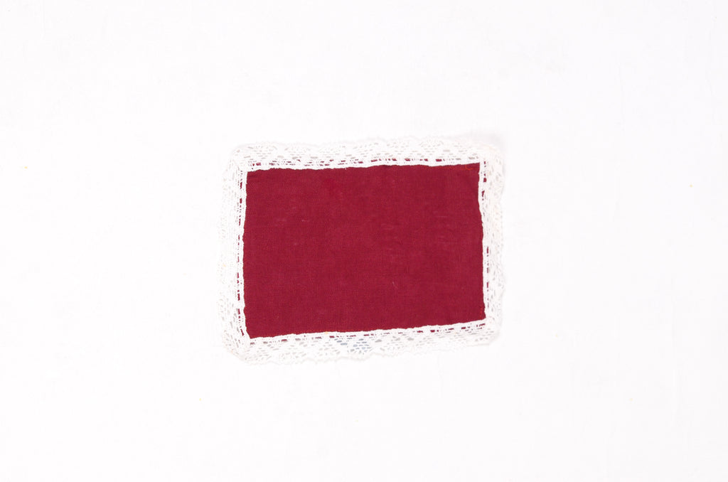 Guardanapo Coquetel Linho Renda