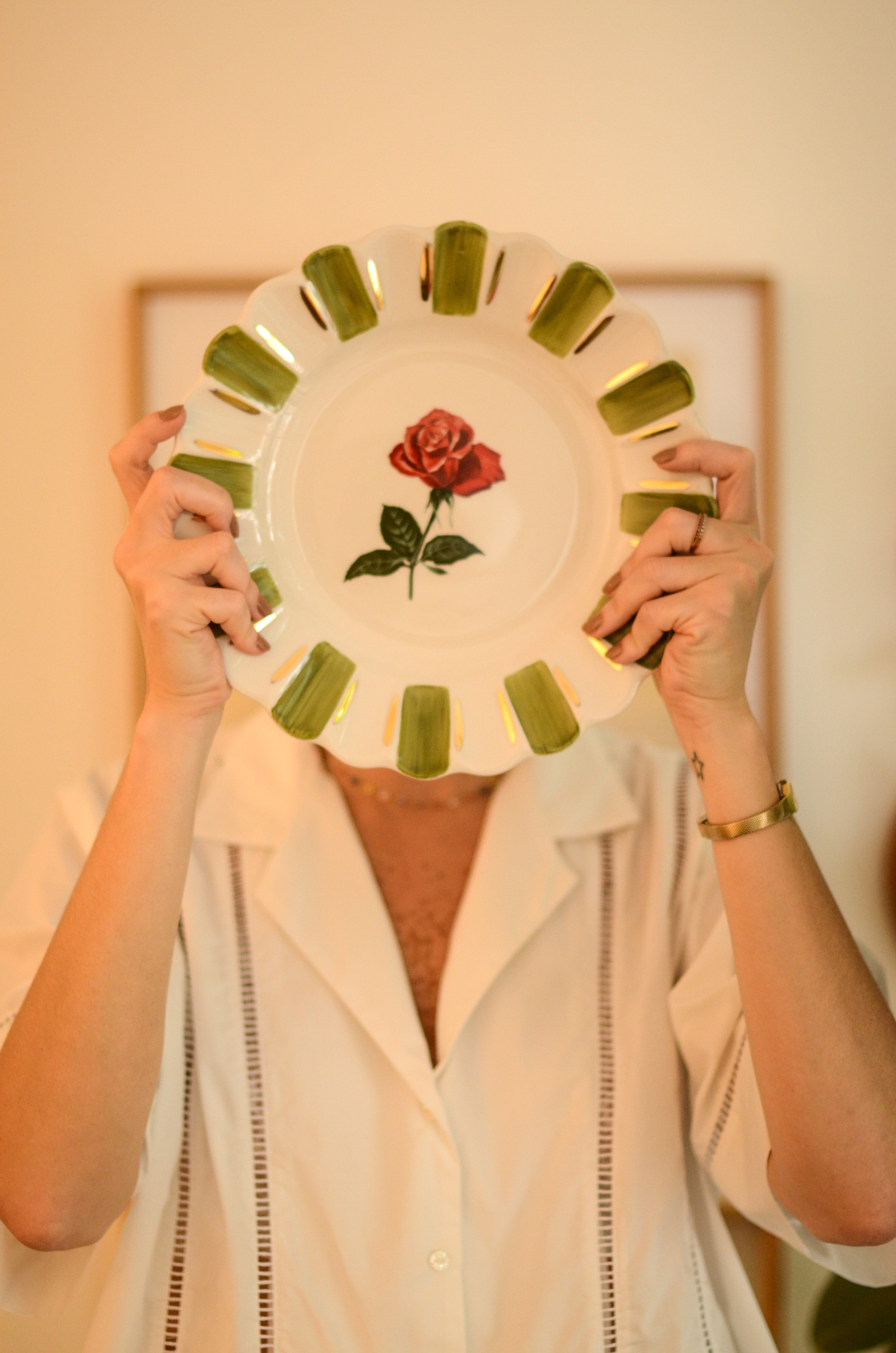 Prato Raso Porcelana Bom Jardim