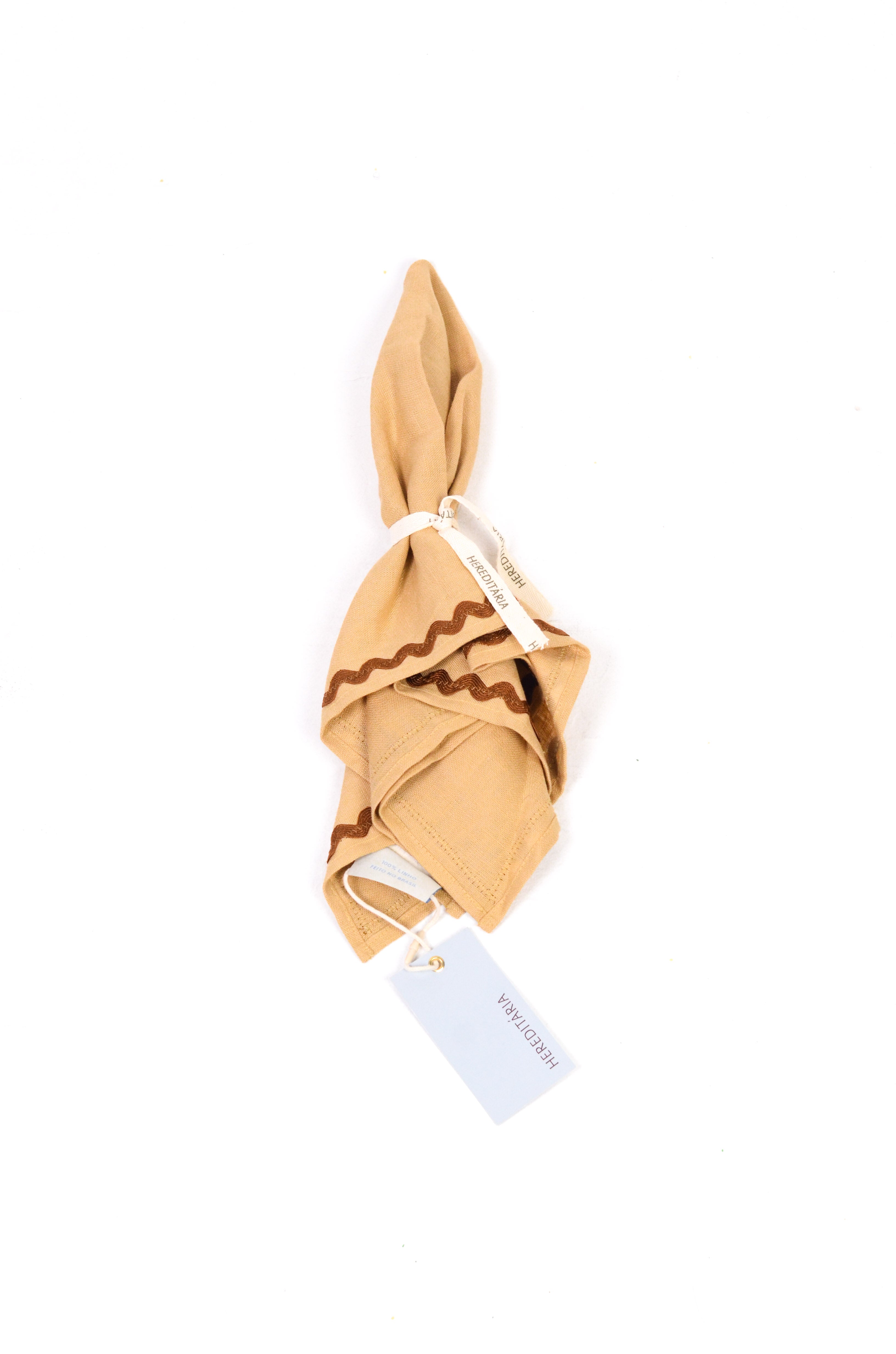 Guardanapo Linho Sianinha Areia Fofa