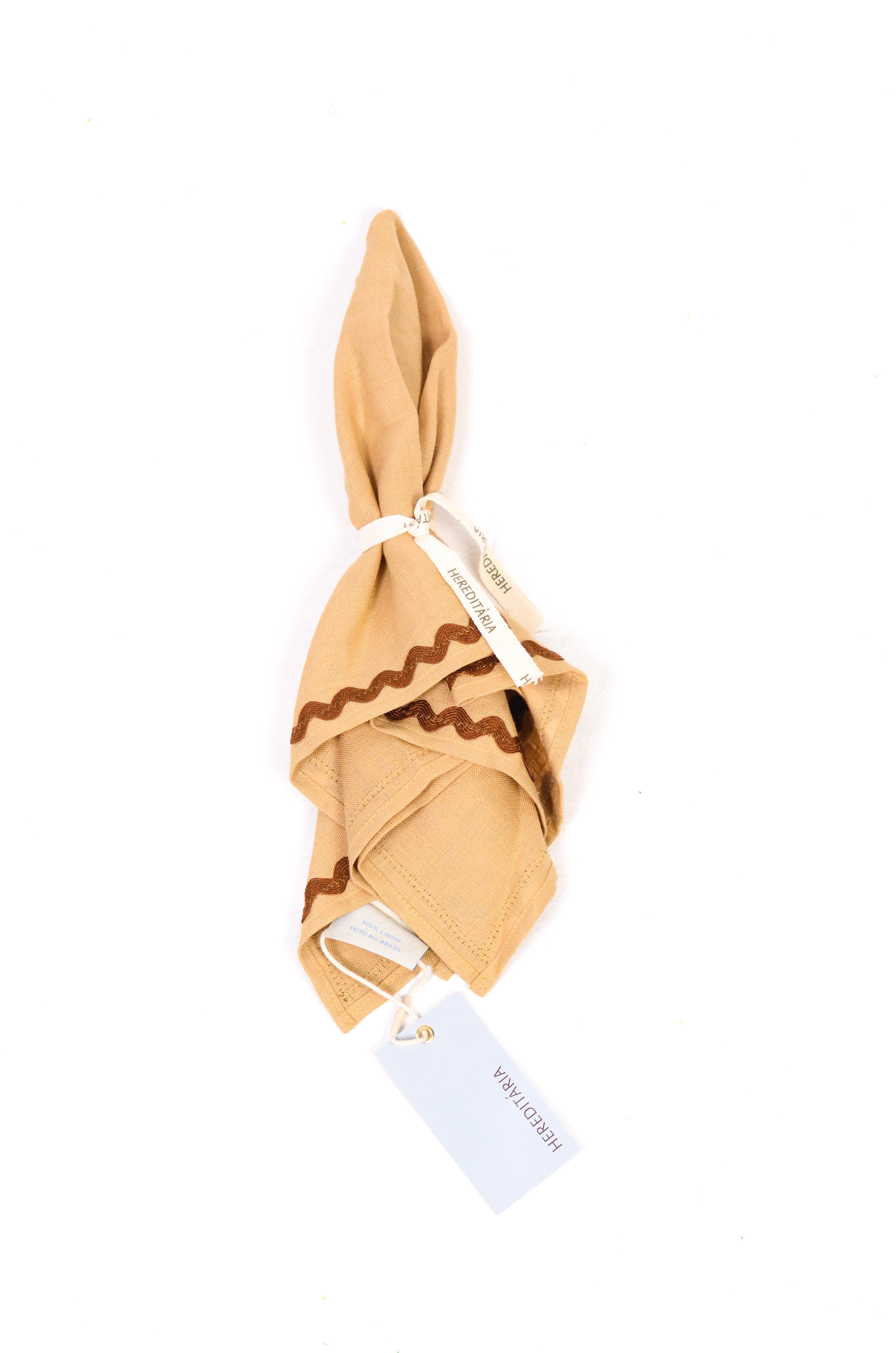 Guardanapo Linho Sianinha Areia Fofa