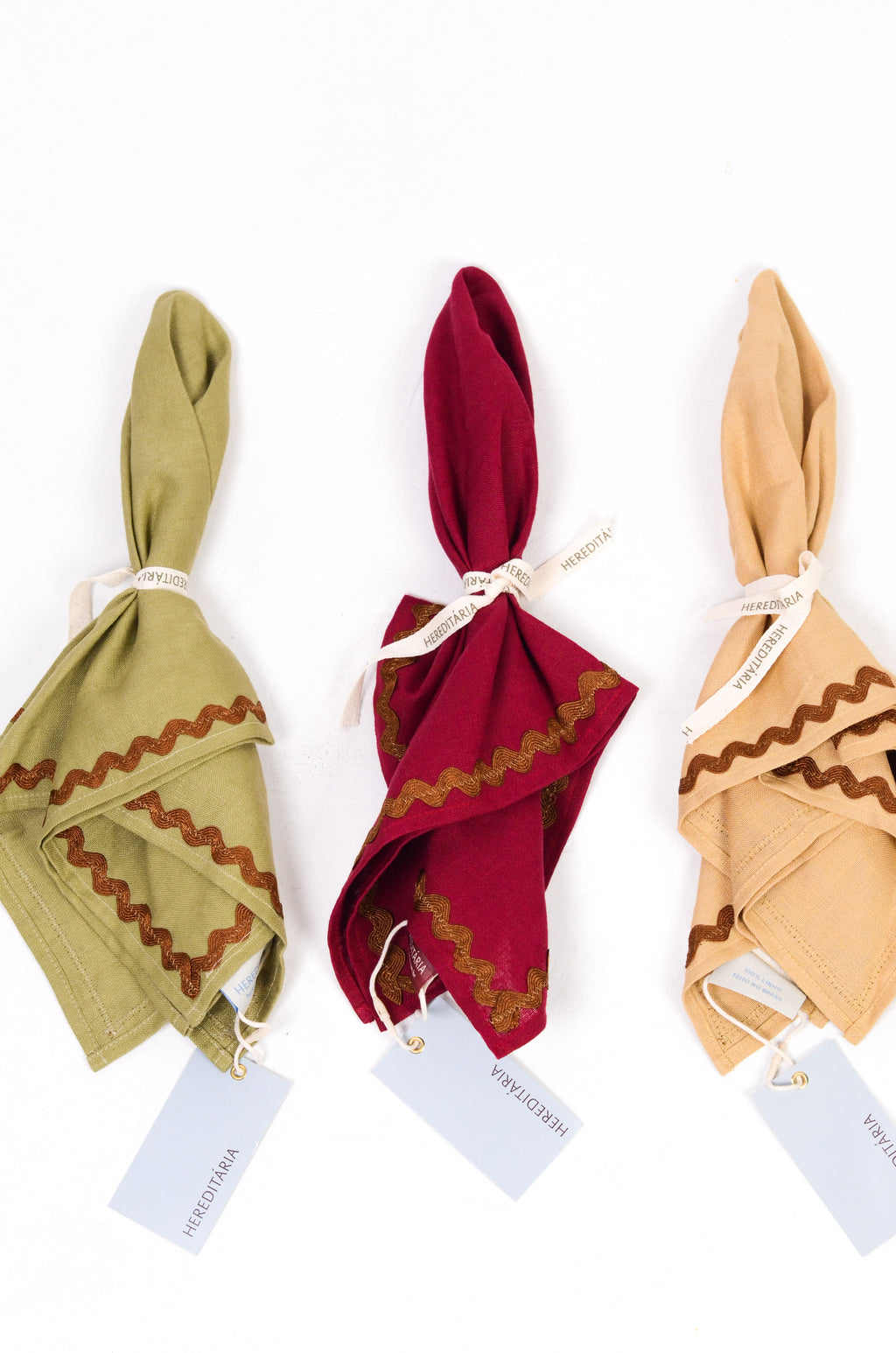 Guardanapo Linho Sianinha Areia Fofa