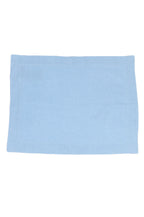 Jogo Americano Linho Canto Mitrado Azul Céu